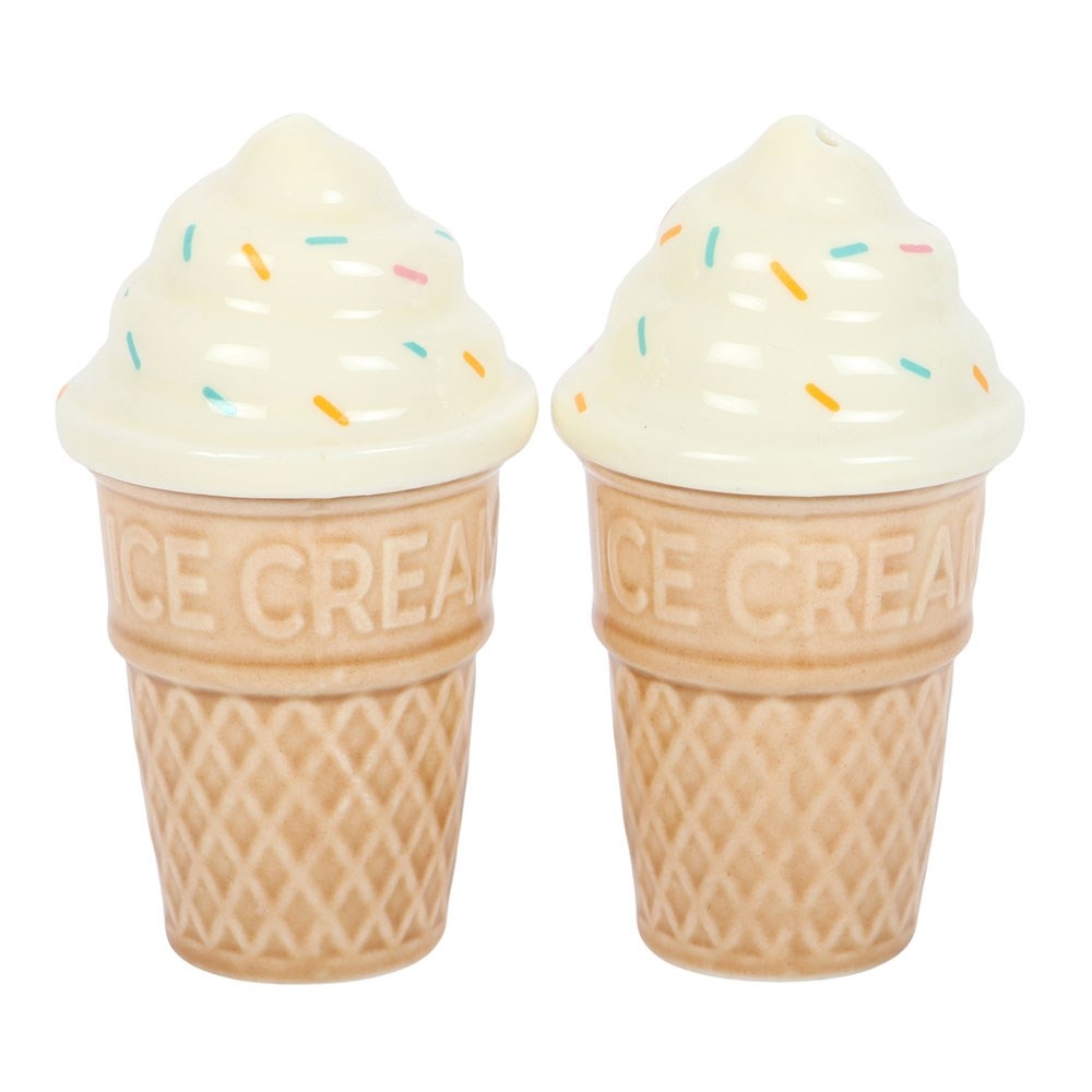 Something Different - Ice Cream Cone Salt and Pepper set - Multicolours